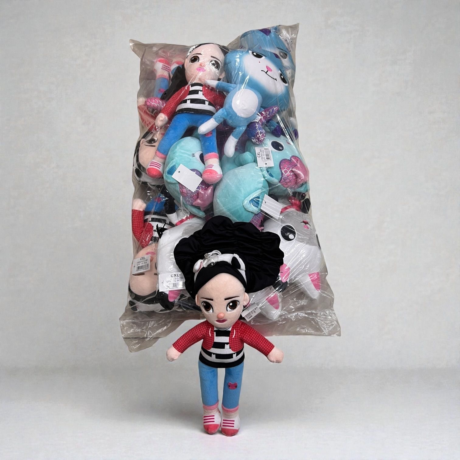 MASKOTKA PLUSZAK KOCI DOMEK GABI KICIUŚ 40CM.