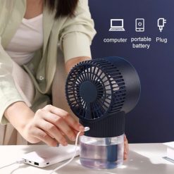 WENTYLATOR PRZENOŚNY KLIMATYZATOR CHŁODZĄCY USB AKUMULATOR.