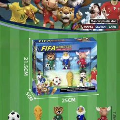 ZESTAW FIGURKI PIŁKARSKIEJ FIFA WORLD CUP.