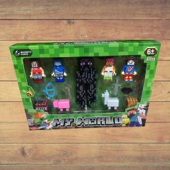 ZESTAW FIGURKI MINECRAFT 9PCS DLA DZIECI.