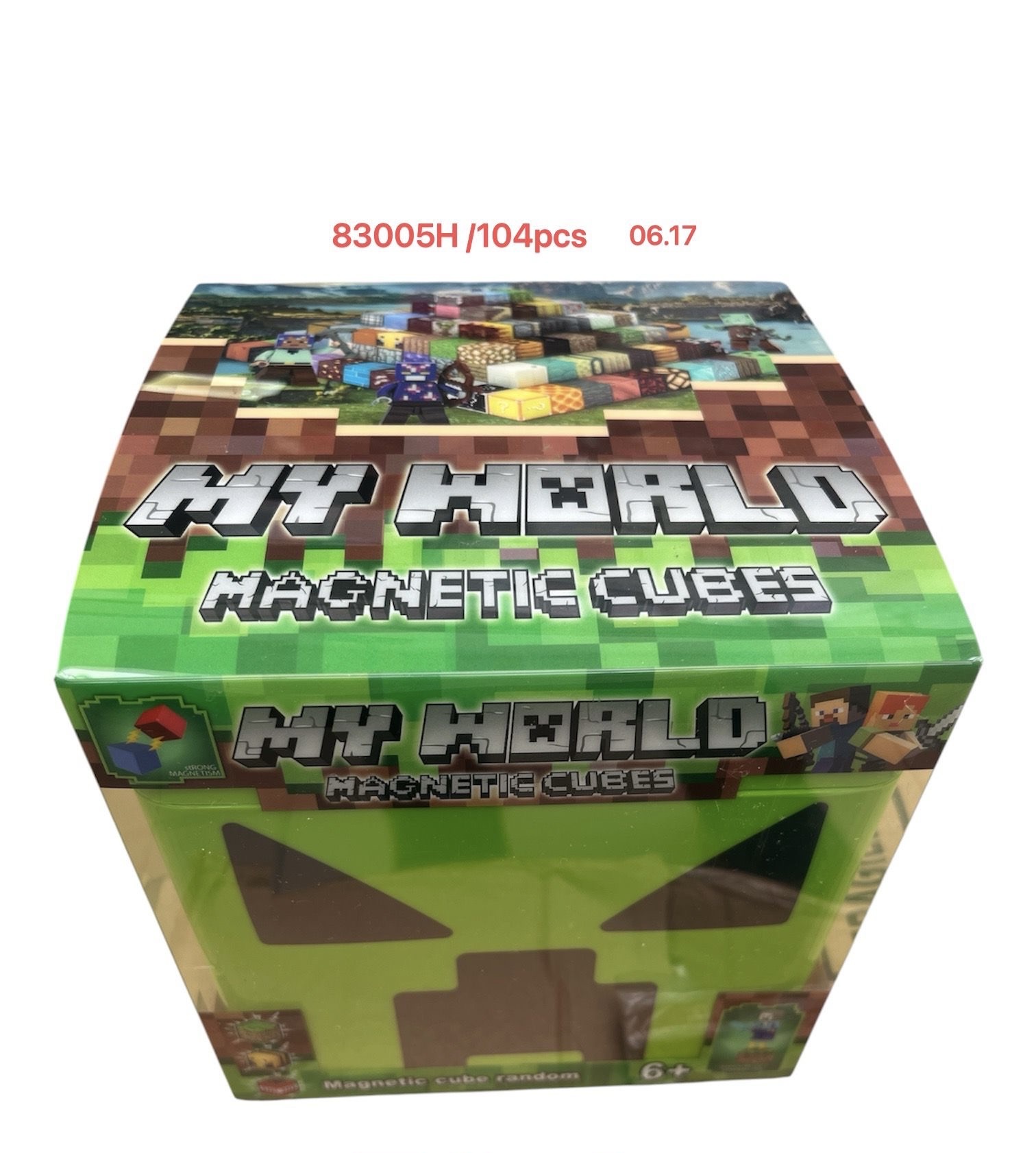 ZESTAW KLOCKI MAGNETYCZNE MINECRAFT 104EL.