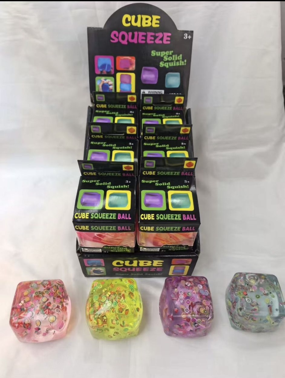 GNIOTKI ANTYSTRESOWE CUBE 5CM DLA DZIECI.