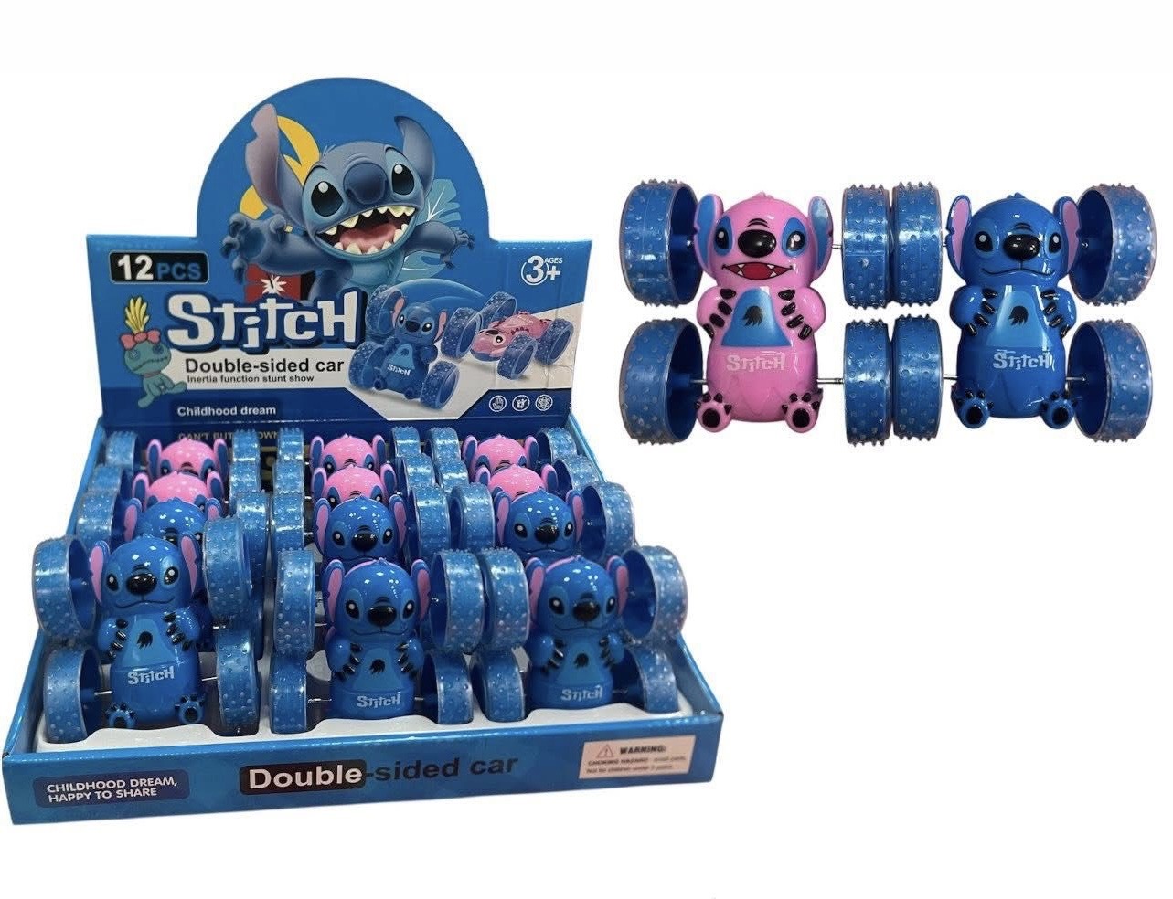 ZABAWKI SAMOCHÓD STITCH CUTE DLA DZIECI.