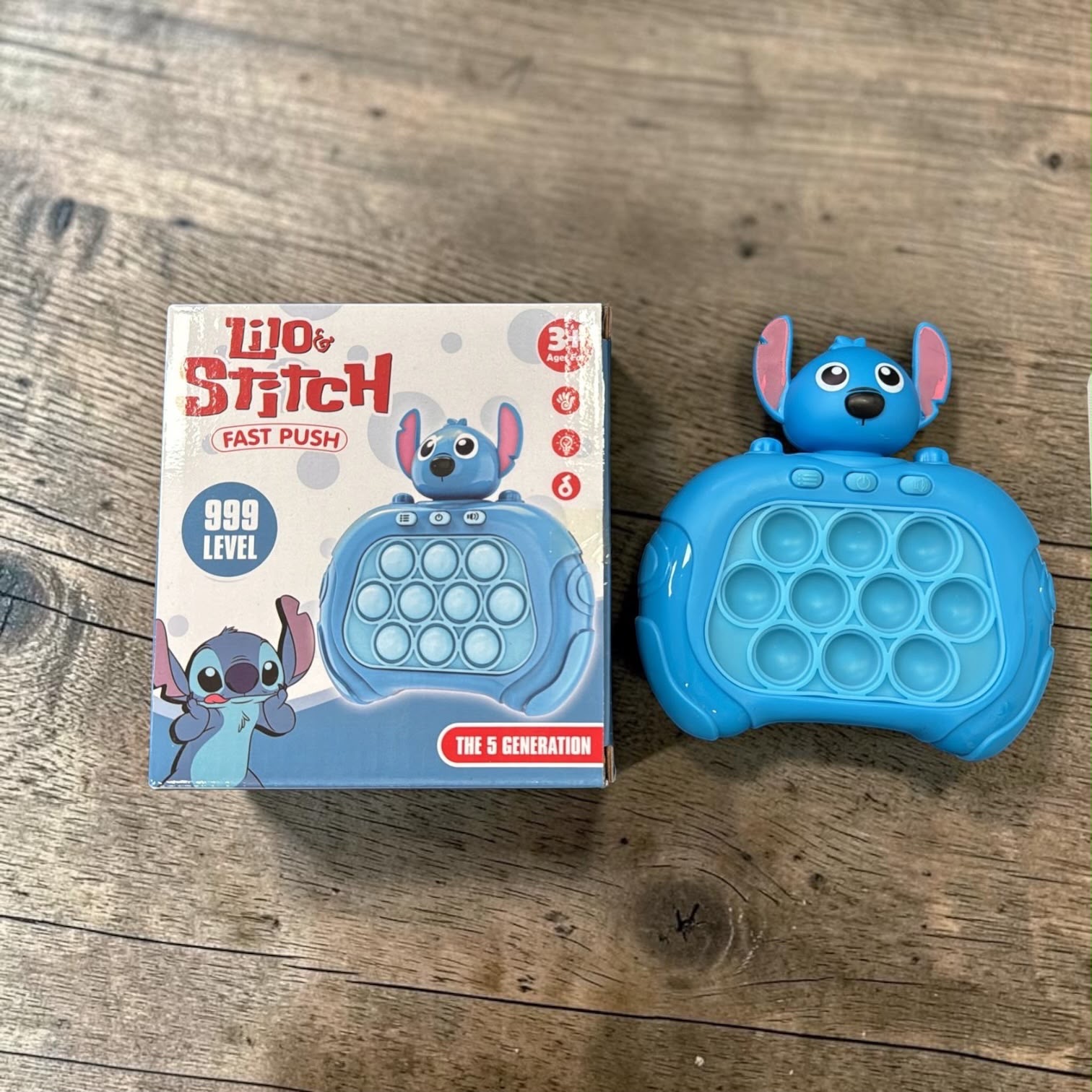 POP IT STITCH KONSOLA GRA ANTYSTRESOWA DLA DZIECI.