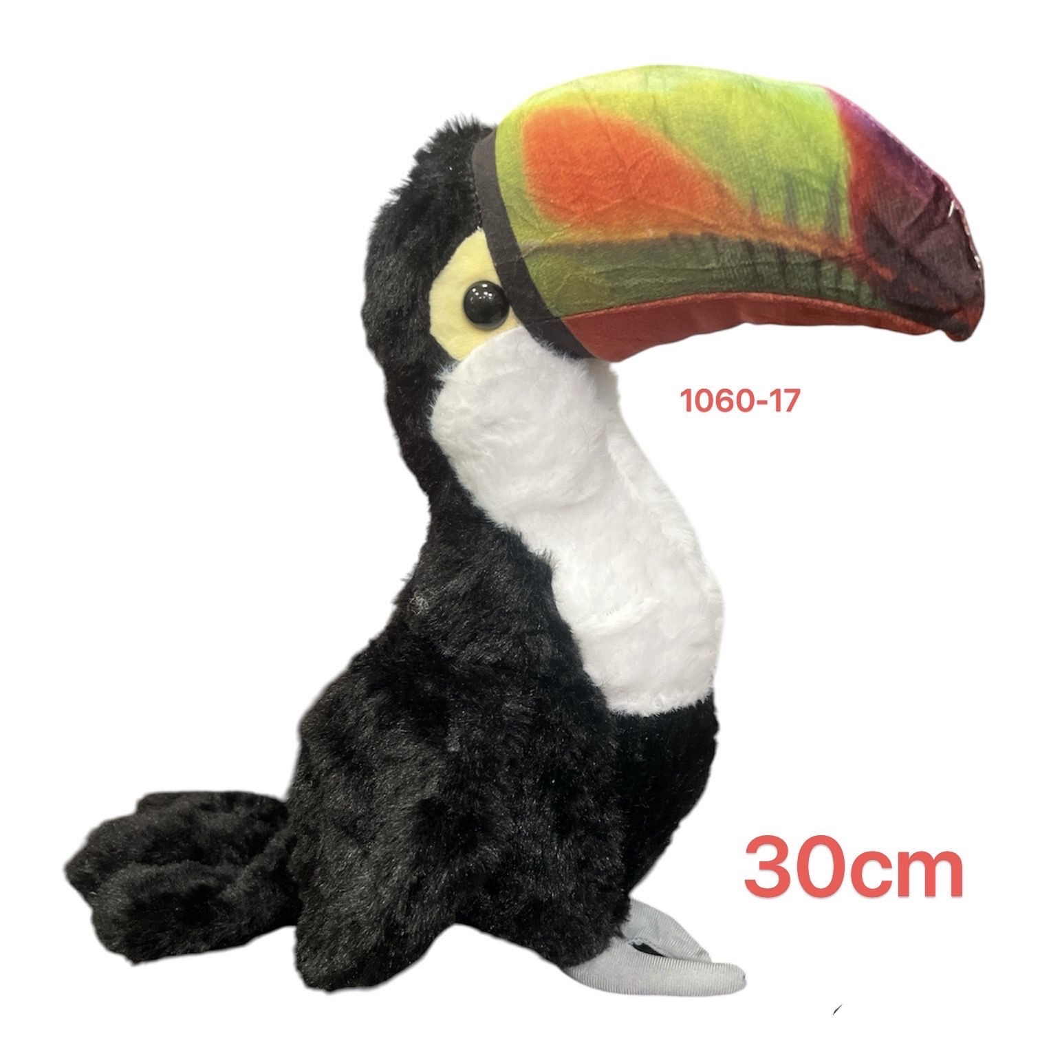 MASKOTKA PLUSZAK PAPUGA 30CM DLA DZIECI.