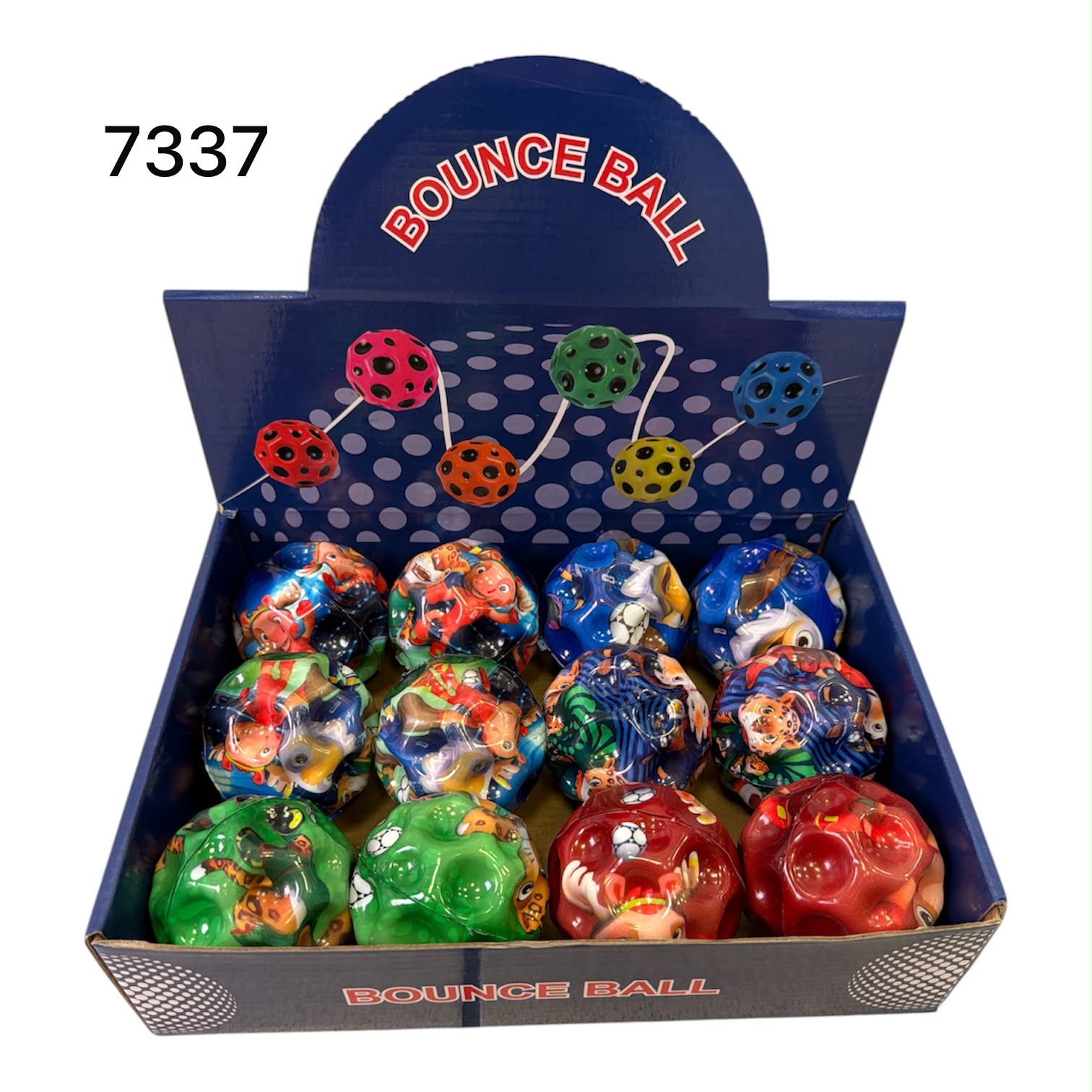 PIŁKA GUMOWA BOUNCY BALL 7CM DLA DZIECI.