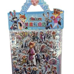 ZESTAW NAKLEJKI STICKERS ZOOTOPIA DLA DZIECKA.