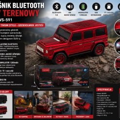 GŁOŚNIK BLUETOOTH W KSZTAŁCIE SAMOCHODU TERENOWEGO.