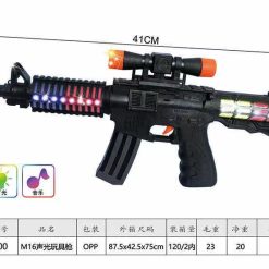 PISTOLET DLA DZIECI DŹWIĘKOWY ŚWIECĄCY NA BATERIE.