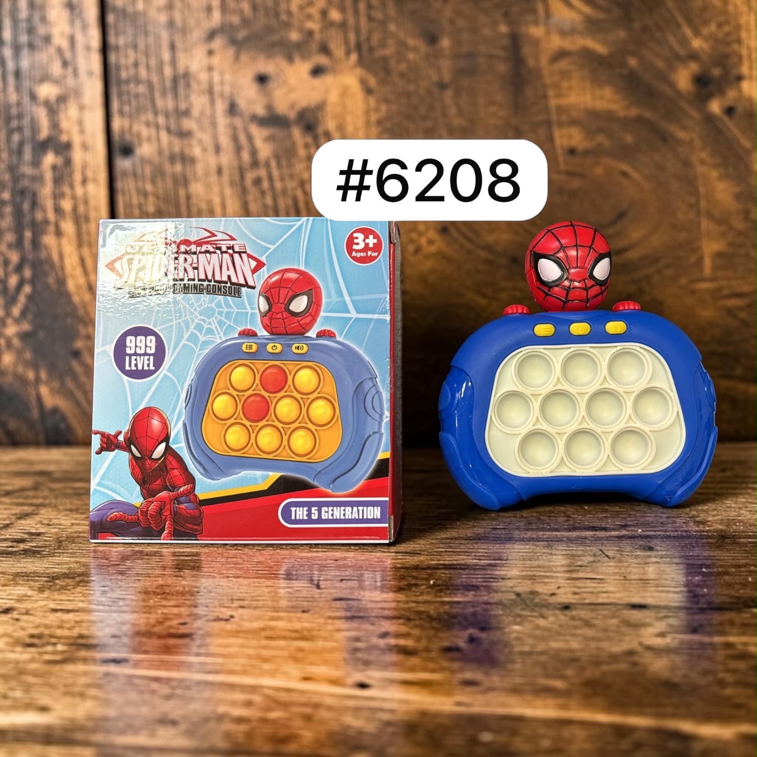 POP IT SPIDERMAN KONSOLA GRA ANTYSTRESOWA DLA DZIECI.