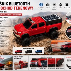 GŁOŚNIK BLUETOOTH SAMOCHODU SŁONECZNYM.