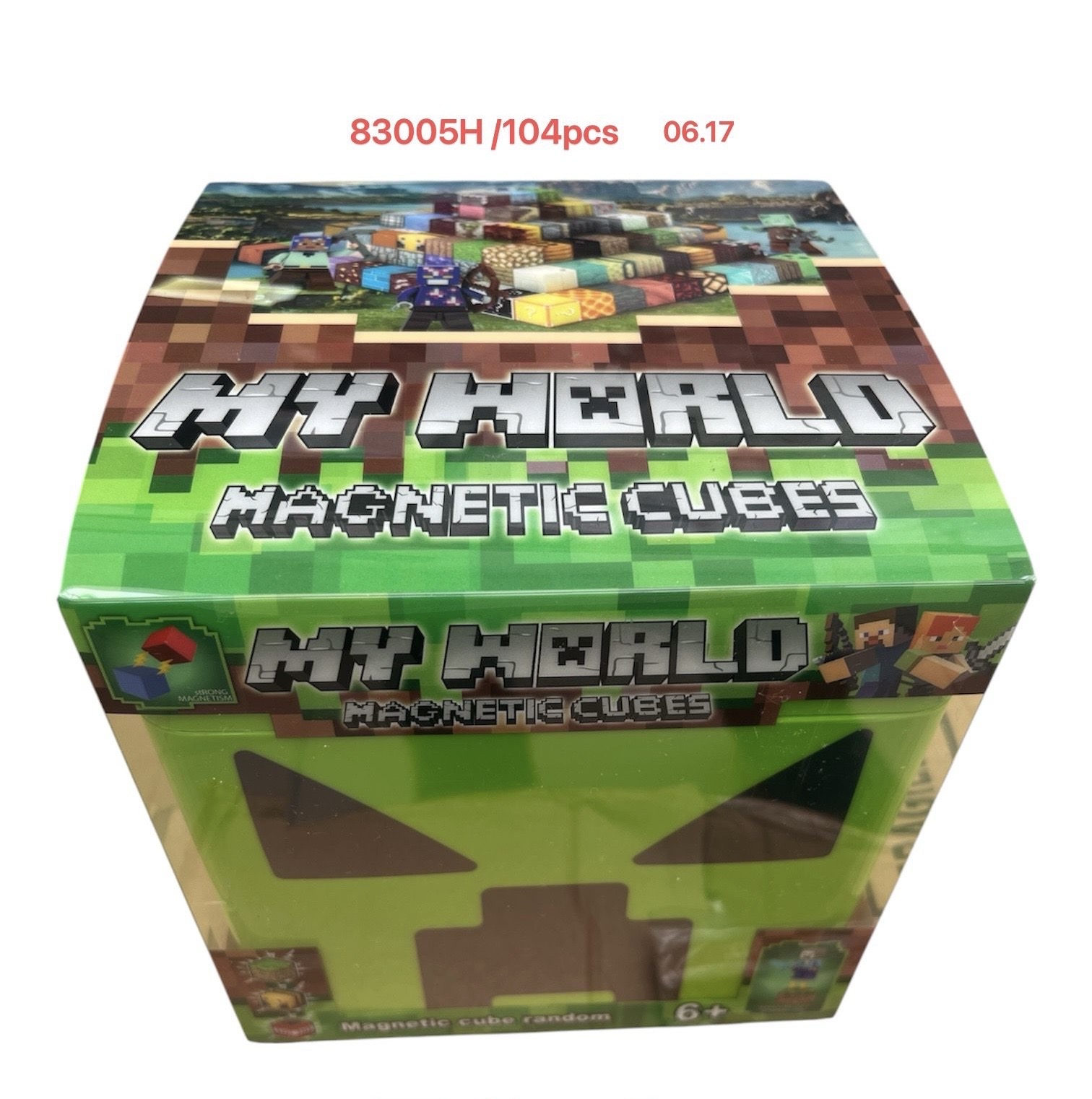 ZESTAW KLOCKI MAGNETYCZNE MINECRAFT 104EL.