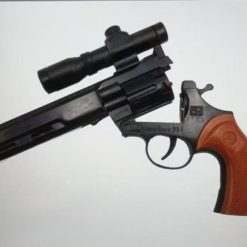PISTOLET PLASTIKOWY NA SPŁONKĘ.