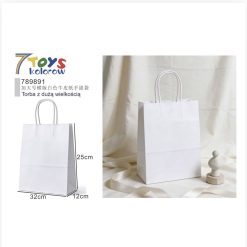TORBA TOREBKA PAPIEROWA OZDOBNA PREZENTY 25x32x12CM.