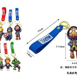 BRELOK FIGURKI GUMOWA HEROS DO KLUCZY.