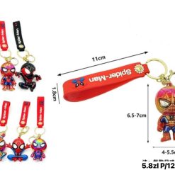 BRELOK FIGURKI GUMOWA SPIDER-MAN DO KLUCZY.