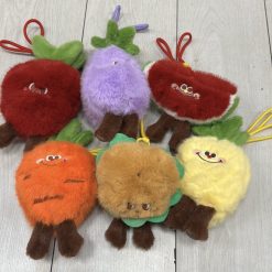 BRELOK MASKOTKA OWOCA DO KLUCZY 15CM.