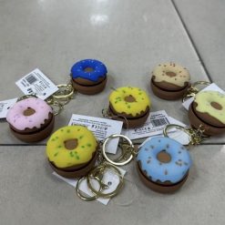 BRELOK FIGURKI GUMOWA DONUT DO KLUCZY.
