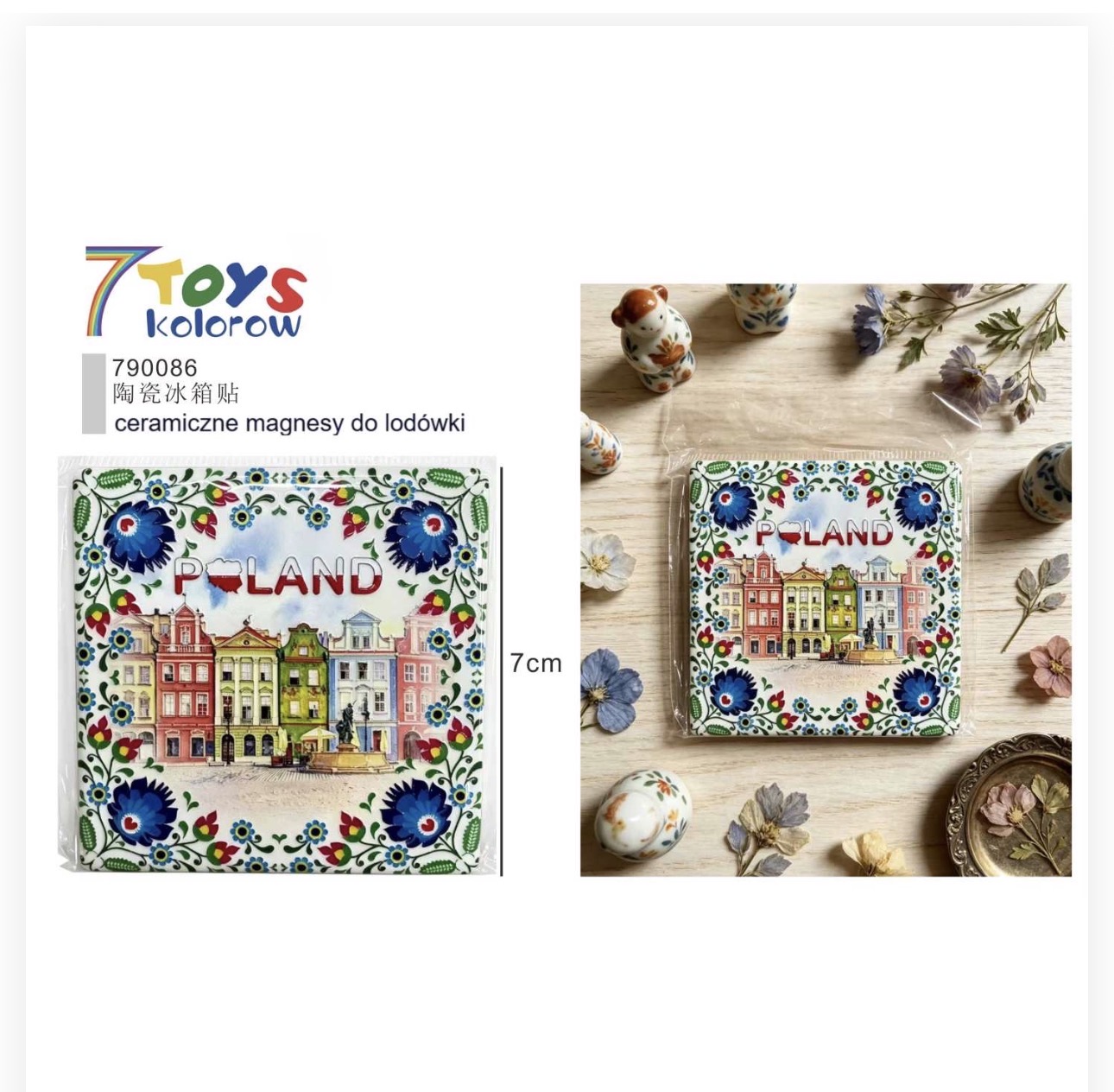 MAGNESY NA LODÓWKĘ DO TABLICY CERAMICZNE