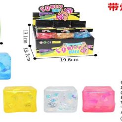 GNIOTKI ANTYSTRESOWE CUBE LED 5CM DLA DZIECI.