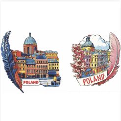 MAGNESY NA LODÓWKĘ MIASTO POLSKA.