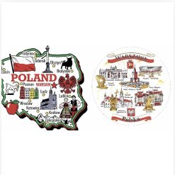 MAGNESY NA LODÓWKĘ MIASTO POLSKA.