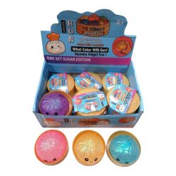 GNIOTKI ANTYSTRESOWE PIEROGI LED 8,5CM DLA DZIECI.