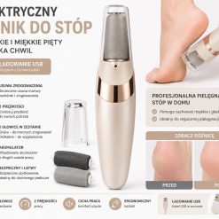 PILNIK ELEKTRYCZNY DO PIĘT i USUWANIA ZROGOWACEŃ.