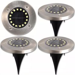LAMPY LED SOLARNE WBIJANE OGRODOWE.