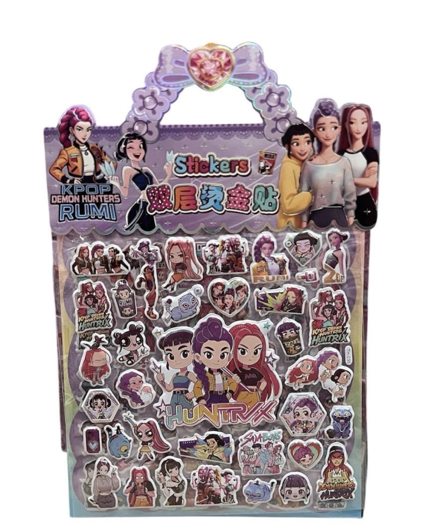 ZESTAW NAKLEJKI STICKERS K-POP DLA DZIECKA.