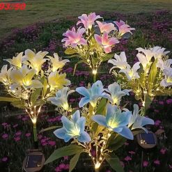 KWIATY LED SORNE DO OGRODOWE.