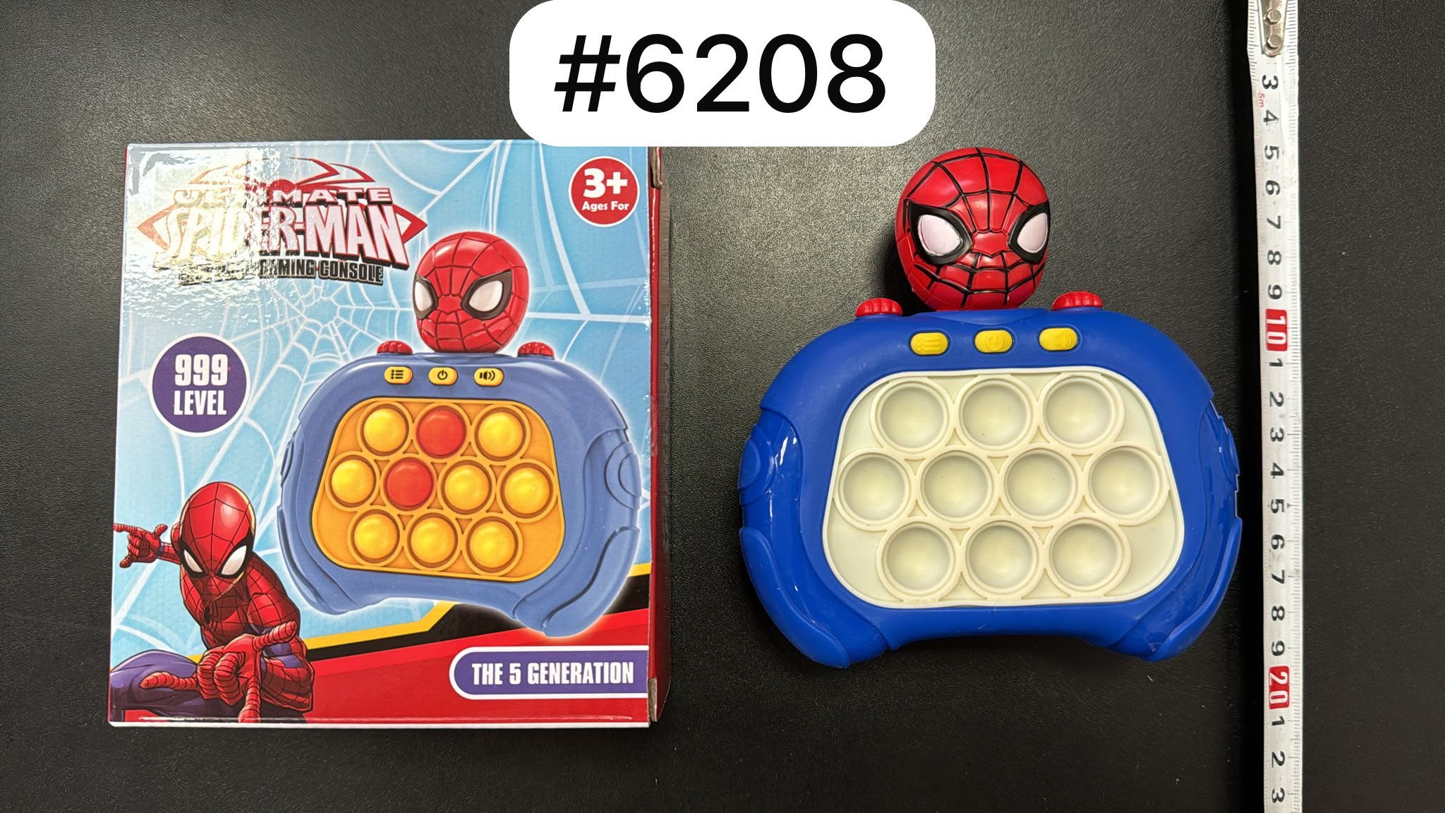 POP IT SPIDERMAN KONSOLA GRA ANTYSTRESOWA DLA DZIECI. - obrazek 2