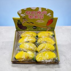 GNIOTKI ANTYSTRESOWE BANANA 8CM DLA DZIECI.