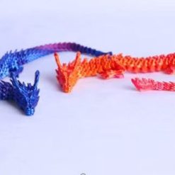FIGURKI DINOZAUR KRYSZTAŁOWY DRUK 3D 60CM.