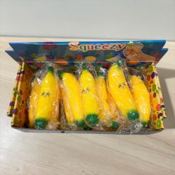 GNIOTKI ANTYSTRESOWE BANANA 10CM DLA DZIECI.