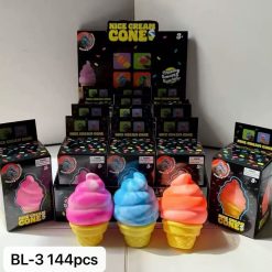 GNIOTKI ANTYSTRESOWE LODY 5CM DLA DZIECI.