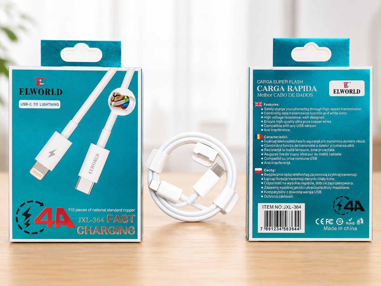 KABEL USB-C DO LIGHTNING 4A PRZEWÓD DO ŁADOWANIA.