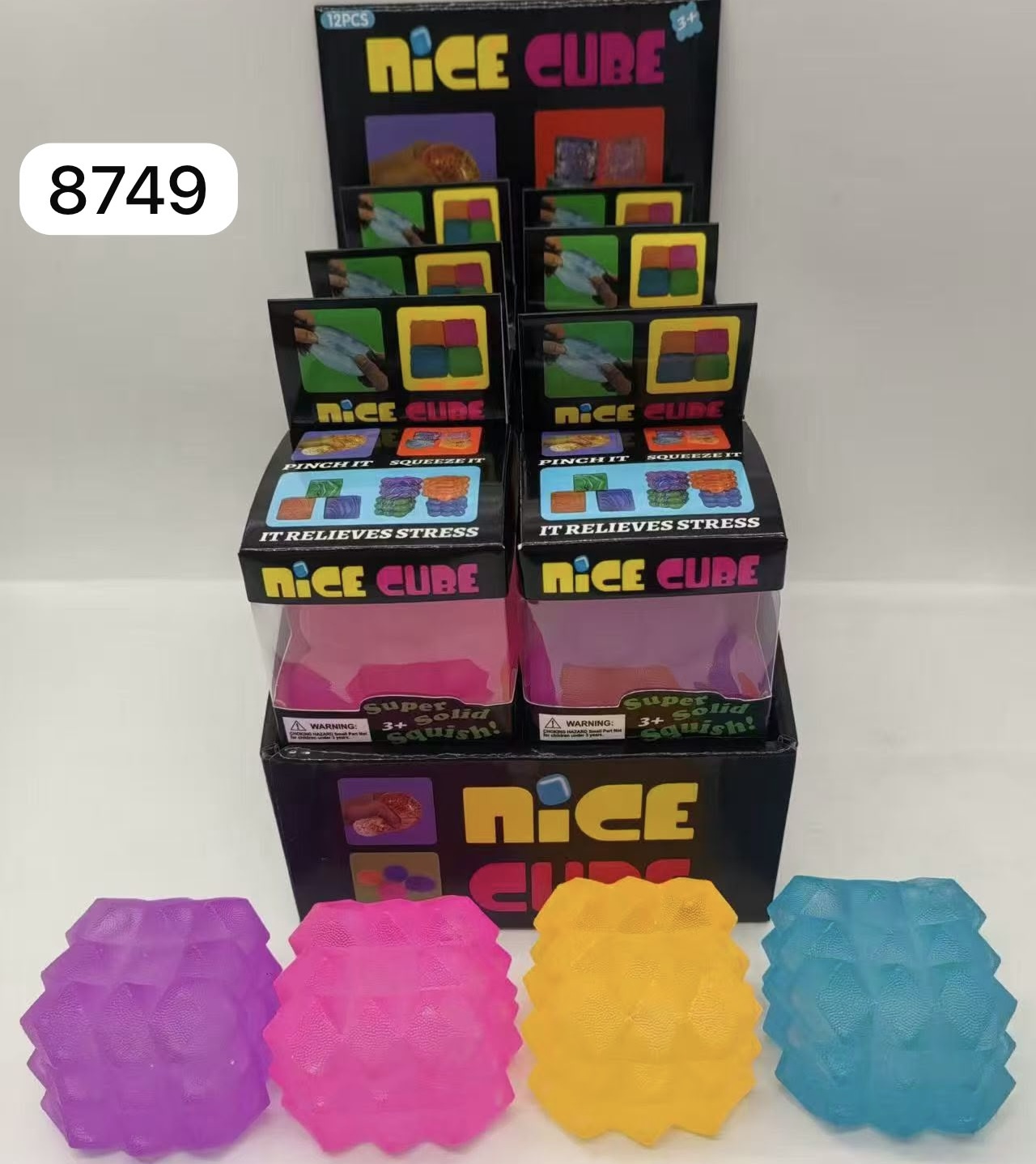 GNIOTKI ANTYSTRESOWE CUBE NEEDOH 5CM DLA DZIECI.