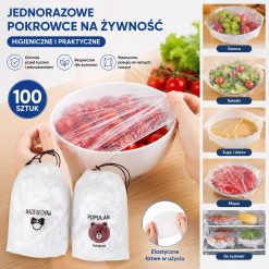 ZESTAW 100PCS JEDNORAZOWYCH ELASTYCZNYCH.