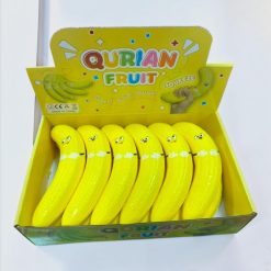 GNIOTKI ANTYSTRESOWE BANANA 17CM DLA DZIECI.