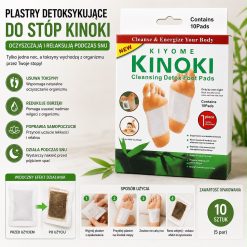PLASTRY DETOKSYKUJACE KINOKI DO STÓP.