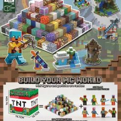 ZESTAW KLOCKI MAGNETYCZNE MINECRAFT 294EL.