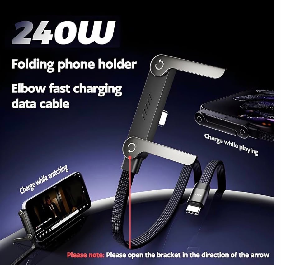 BABEL USB-C FAST CHARGING SKŁADANA DO TELEFON. - obrazek 2