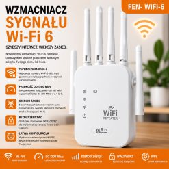 WZMACNIACZ SYGNAŁU WI-FI 6.