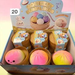 GNIOTKI DUMPLINGS KOLOROWE 8,5CM DLA DZIECI.