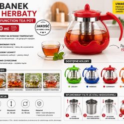 DZBANEK DO HERBATY Z ZAPARZACZEM 1500ml.