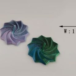 KOSTKA ANTYSTRESOWA FIDGET STAR PLASTIKOWA 10CM.