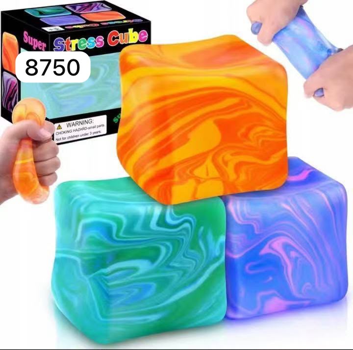 GNIOTKI ANTYSTRESOWE CUBE NEEDOH 5CM DLA DZIECI.