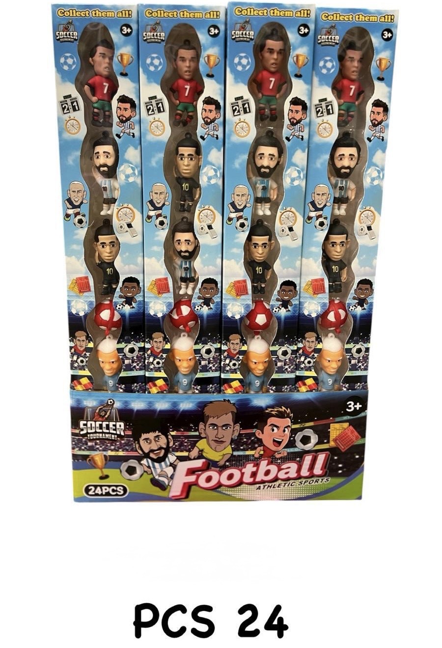ZESTAW FIGURKI PIŁKARSKIEJ FOOTBALL DLA DZIECI.