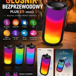 GŁOŚNIK BEZPRZEWODOWY BLUETOOTH 5.0 PLUS E5.